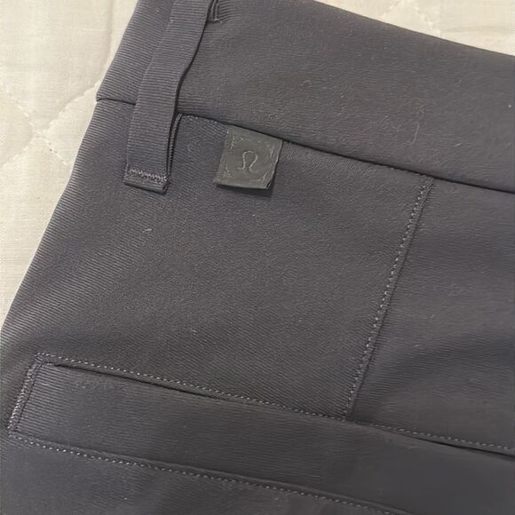 NWOT Lululemon Black Commission Slim-Fit Pant 39" Length Warpstreme, Size 30 - Picture 12 of 14